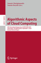 Couverture de l'ouvrage Algorithmic Aspects of Cloud Computing