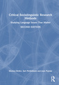 Couverture de l'ouvrage Critical Sociolinguistic Research Methods