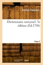 Couverture de l'ouvrage Dictionnaire universel. Tome 2. 3e édition