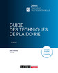 Couverture de l'ouvrage Guide des techniques de plaidoirie, 2e édition