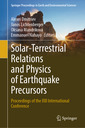 Couverture de l'ouvrage Solar-Terrestrial Relations and Physics of Earthquake Precursors