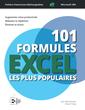 Couverture de l'ouvrage 101 formules Excel les plus populaires : édition premium en couleur