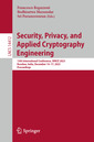 Couverture de l'ouvrage Security, Privacy, and Applied Cryptography Engineering