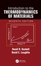 Couverture de l'ouvrage Introduction to the Thermodynamics of Materials