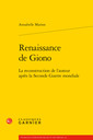 Couverture de l'ouvrage Renaissance de Giono