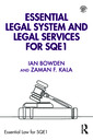 Couverture de l'ouvrage Essential Legal System and Legal Services for SQE1