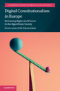 Couverture de l'ouvrage Digital Constitutionalism in Europe