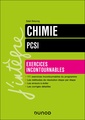 Couverture de l'ouvrage Chimie Exercices incontournables PCSI