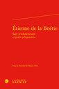 Couverture de l'ouvrage Étienne de la Boétie