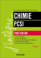 Couverture de l'ouvrage Chimie tout-en-un PCSI - 7e éd.
