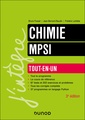 Couverture de l'ouvrage Chimie tout-en-un MPSI - 3e éd.