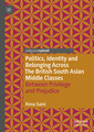 Couverture de l'ouvrage Politics, Identity and Belonging Across The British South Asian Middle Classes