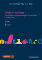 Couverture de l'ouvrage Ordonnances : analyses de pathologies courantes à l'officine, Tome 1, 2e édition