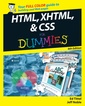 Couverture de l'ouvrage HTML, XHTML & CSS for dummies 