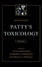 Couverture de l'ouvrage Patty's toxicology Volume 2 : Toxicological issues related to metals : Neurotoxicology & radiation metal & metal compounds, 5th ed.