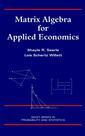 Couverture de l'ouvrage Matrix Algebra for Applied Economics