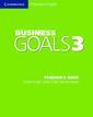 Couverture de l'ouvrage Business goals 3 teacher's book