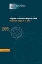 Couverture de l'ouvrage Dispute Settlement Reports 1998: Volume 1, Pages 1-231