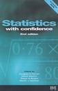 Couverture de l'ouvrage Statistics with Confidence