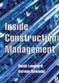Couverture de l'ouvrage Inside construction management (Paper)