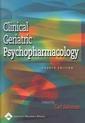 Couverture de l'ouvrage Clinical geriatric psychopharmacology,
