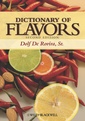 Couverture de l'ouvrage Dictionary of flavors
