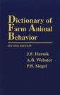 Couverture de l'ouvrage Dictionary of Farm Animal Behavior