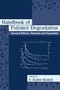 Couverture de l'ouvrage Handbook of Polymer Degradation