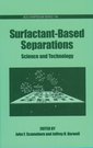 Couverture de l'ouvrage Surfactant-Based Separations