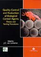 Couverture de l'ouvrage Quality Control of Biological Control Agents : Theory & testing procedures