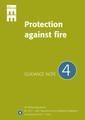 Couverture de l'ouvrage Guidance note 4 : protection against fire