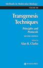Couverture de l'ouvrage Transgenesis techniques : principles and protocols (Methods in molecular biology, vol.180)