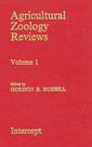 Couverture de l'ouvrage Agricultural zoology reviews Volume 1