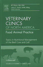 Couverture de l'ouvrage Cow/calf nutrition, an issue of veterinary clinics: food animal practice
