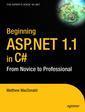 Couverture de l'ouvrage Beginning ASP.NET in C.: From Novice to Professional