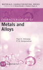 Couverture de l'ouvrage Characterization of metals and alloys 