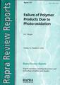 Couverture de l'ouvrage Failure of polymer products due to photo-oxidation (Report 129)