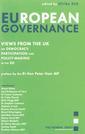 Couverture de l'ouvrage European Governance: British Perspectives