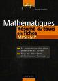 Couverture de l'ouvrage Mathématiques : Résumé du cours en fiches MPSI-MP