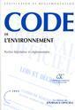 Couverture de l'ouvrage Code de l'environnement : parties législative et réglementaire (Textes mis à jour au 20 novembre 2005) (Brochure n° 20047)