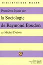 Couverture de l'ouvrage Premières leçons sur la sociologie de Raymond Boudon