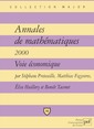Couverture de l'ouvrage Annales de mathématiques 2000