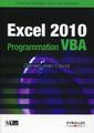 Couverture de l'ouvrage Excel 2010, programmation VBA