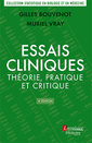Couverture de l'ouvrage Essais cliniques : théorie, pratique et critique