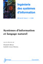Couverture de l'ouvrage Systèmes d'information et langage naturel (Ingénierie des systèmes d'information RSTI série ISI Vol.8 N°3/2003)