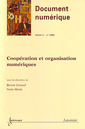 Couverture de l'ouvrage Coopération et organisation numériques (Document numérique Vol. 8 N° 1/2004)
