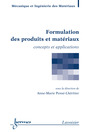 Couverture de l'ouvrage Formulation des produits et matériaux