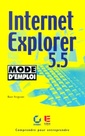 Couverture de l'ouvrage INTERNET EXPLORER 5.5