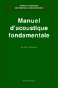 Couverture de l'ouvrage Manuel d'acoustique fondamentale