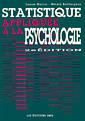 Couverture de l'ouvrage Statistique appliquée à la psychologie (2ème édition)